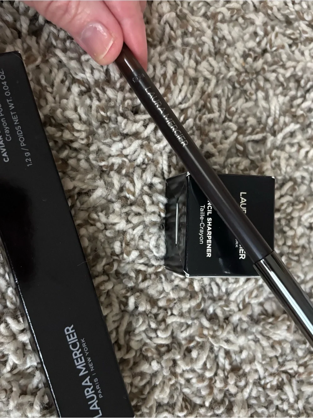 laura mercier graphite eye Liner Pencil with Sharpener nwt new
